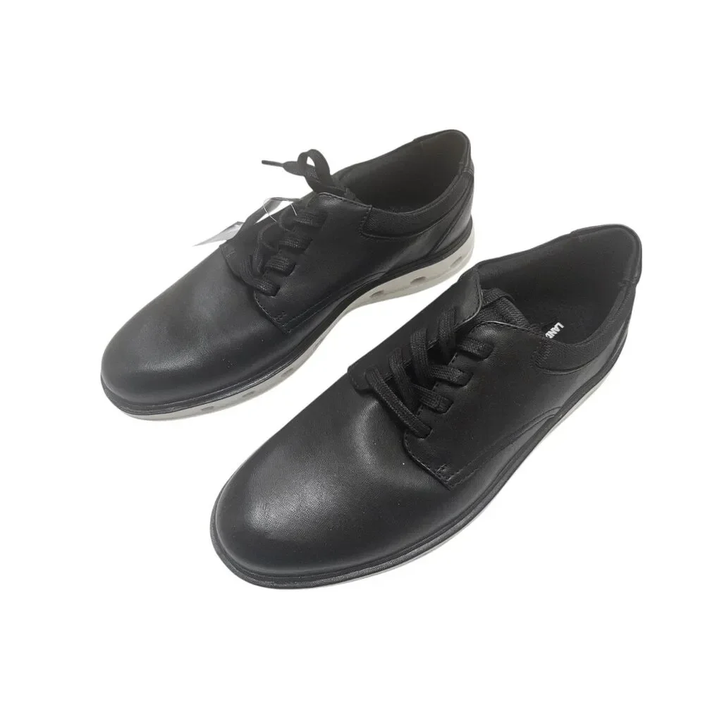 New Lands' End Men's Black Casual Shoe 10